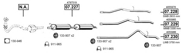 ASMET FO075170 Exhaust System
